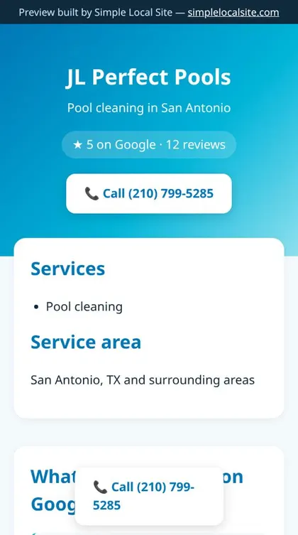 Example preview: JL Perfect Pools